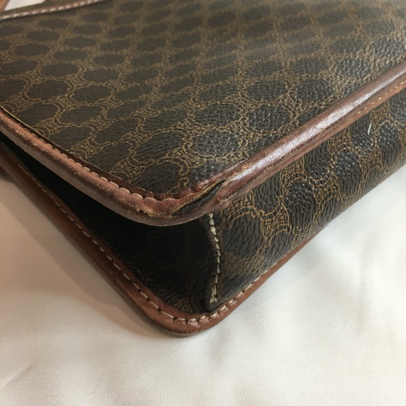 Celine Brown Macadam Crossbody Bag Sku#83996 - Picture 3 of 14